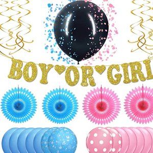 Giftington Gender Reveal Decoration Set